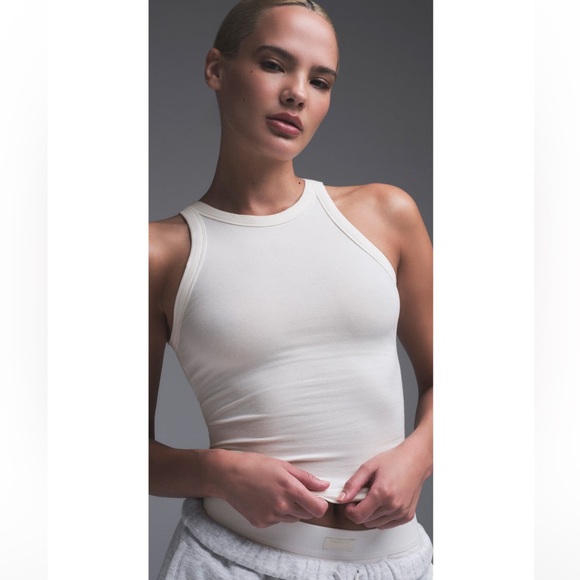 Skims Cotton Jersey Crew Neck Tank - Picture 2 of 6